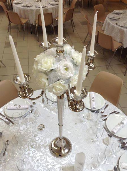 Mariage blanc et argent