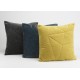 Coussin velou origami