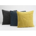 Coussin velour origami