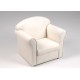 Fauteuil club blanc