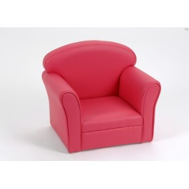 Fauteuil club framboise