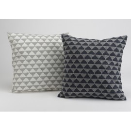 Coussin Oslow (Gris & Blanc)